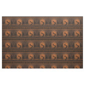 Kokopelli Sun Southwest Desert Rustic Brown Stof (Fat Quarter)