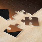 Kokopelli Sun Southwest Rustic Brown 3 20 x 20 inc Legpuzzel (Zijkant)