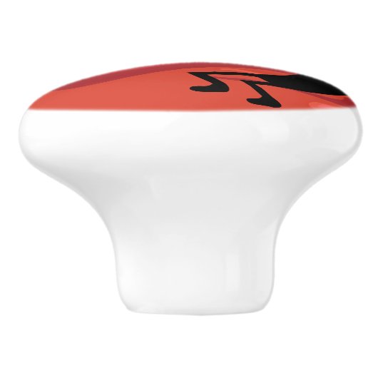 Kokopelli Sunset Desert Landscape Deb Knob Keramische Knop (Zijkant)