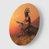 Kokopelli Sunset Grote Klok (Hoek)