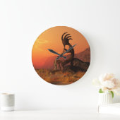 Kokopelli Sunset Grote Klok (Huis)