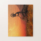 Kokopelli Sunset Legpuzzel (Verticaal)