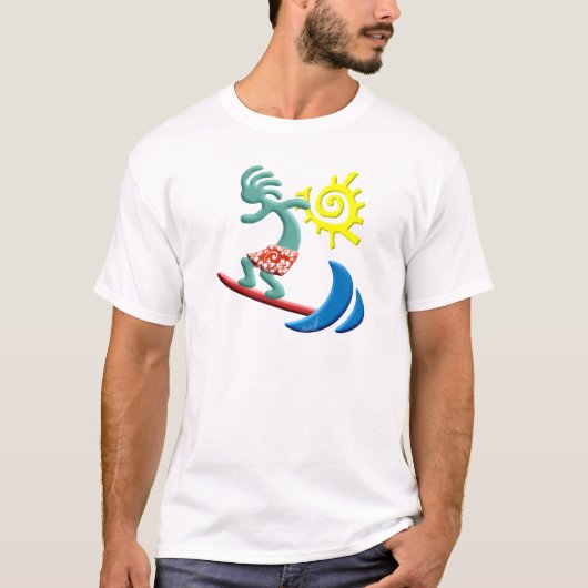 Kokopelli Surfing T-shirt (Voorkant)