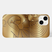 Kokopelli Swirls, Mesa en Cactus Case-Mate iPhone Case (Achterkant (horizontaal))
