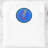 KOKOPELLI TAOS SKIES OVALE STICKER (Tas)
