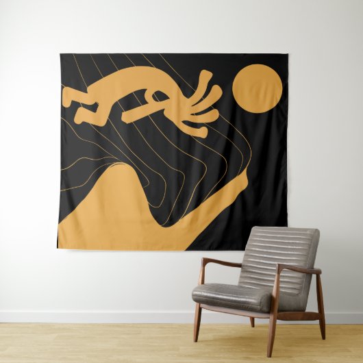 Kokopelli Tapestry Wandkleed (In Situ (horizontaal))