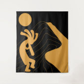 Kokopelli Tapestry Wandkleed (Voorkant)