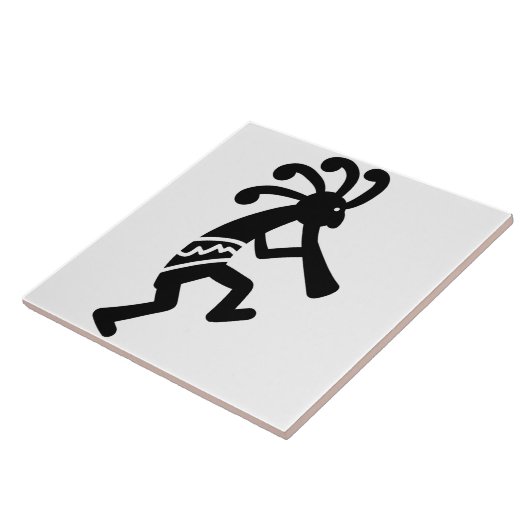 Kokopelli Tegeltje (Zijkant)