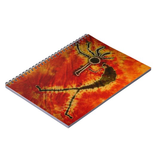 Kokopelli Tie Dye Notitieboek (Linkerzijde)