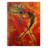 Kokopelli Tie Dye Notitieboek (Voorkant)