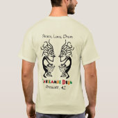 Kokopelli Totem w. Kakilambe Drum Logo Back T-shirt (Achterkant)