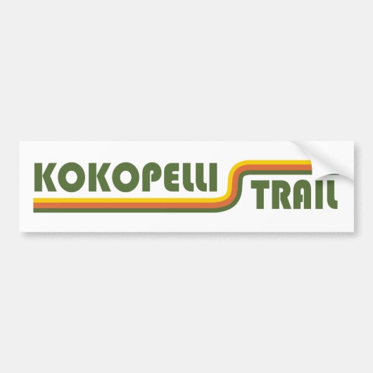 Kokopelli Trail Bumpersticker (Voorkant)