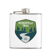 Kokopelli Trail Heupfles (Voorkant)