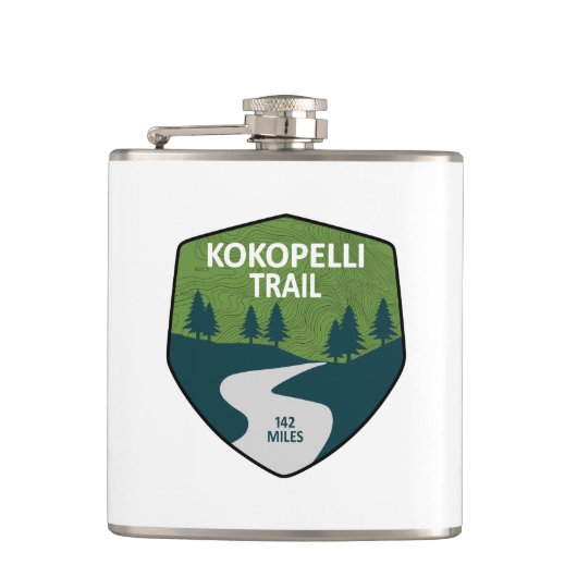 Kokopelli Trail Heupfles (Voorkant)