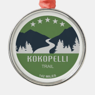 Kokopelli Trail Metalen Ornament