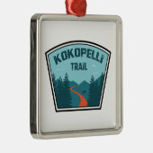 Kokopelli Trail Metalen Ornament (Rechts)