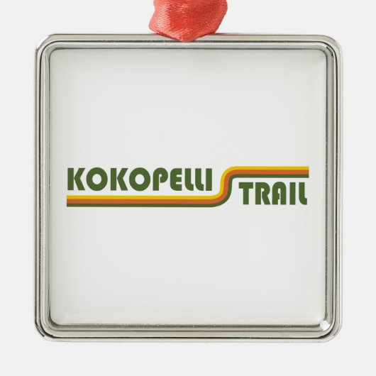 Kokopelli Trail Metalen Ornament (Voorkant)
