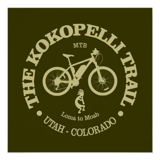 Kokopelli Trail (MTB) Perfect Poster (Voorkant)