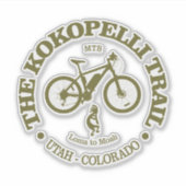 Kokopelli Trail (MTB) Sticker (Voorkant)