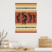 Kokopelli Tribal Print (Keuken)