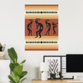 Kokopelli Tribal Print (Thuiskantoor)