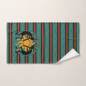 Kokopelli Tribal Sun Zuidwest Bad Handdoek (Handdoek)