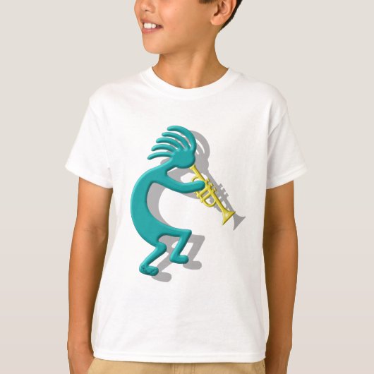 Kokopelli Trumpet T-shirt (Voorkant)