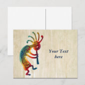 KOKOPELLI-versieringen en uw ideeën Briefkaart (Voorkant / Achterkant)