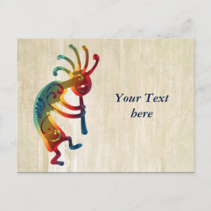 KOKOPELLI-versieringen en uw ideeën Briefkaart