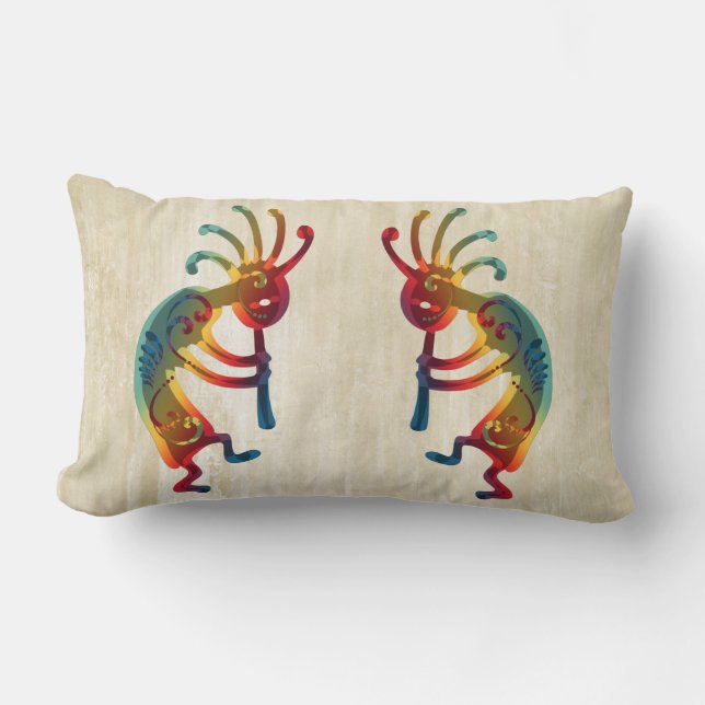 KOKOPELLI-versieringen en uw ideeën Kussen (Voorkant)