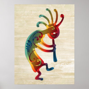 KOKOPELLI-versieringen en uw ideeën Poster
