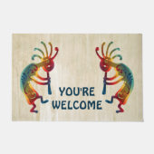 KOKOPELLI-versieringen I & II + uw ideeën Deurmat (Voorkant)