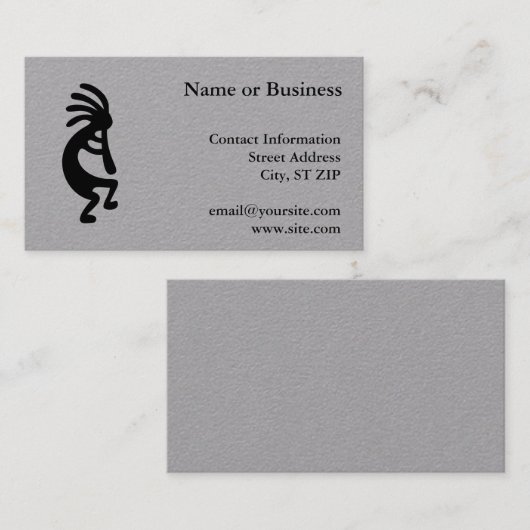 Kokopelli Visitekaartje (Voorkant / Achterkant)