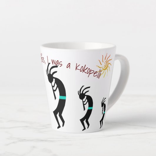 Kokopelli—Voormalig leven—Latte Mok (Rechterhoek)