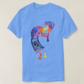 Kokopelli Waterverf Native American T-shirt (Design voorkant)