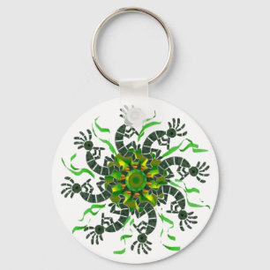 Kokopelli Wheel Sleutelhanger
