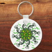 Kokopelli Wheel Sleutelhanger (Voorkant)
