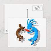 Kokopelli Wiener Dog Briefkaart (Voorkant / Achterkant)
