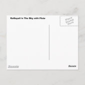 kokopelli-wolk briefkaart (Achterkant)