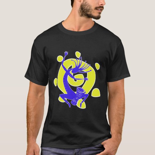 Kokopelli Zon Drummer T-shirt (Voorkant)