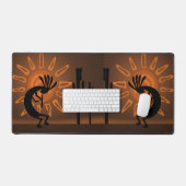 Kokopelli zon zuidwesten rustieke bronzen bruin bureaumat (Keyboard & Muis)