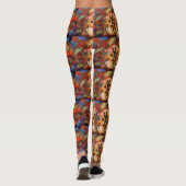 Kokopelli Zuidwesterse Kunst Leggings (Achterkant)