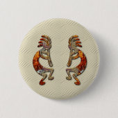 "Kokopelli's Fluit" Button (Voorkant)