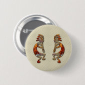 "Kokopelli's Fluit" Button (Voorkant /achterkant)