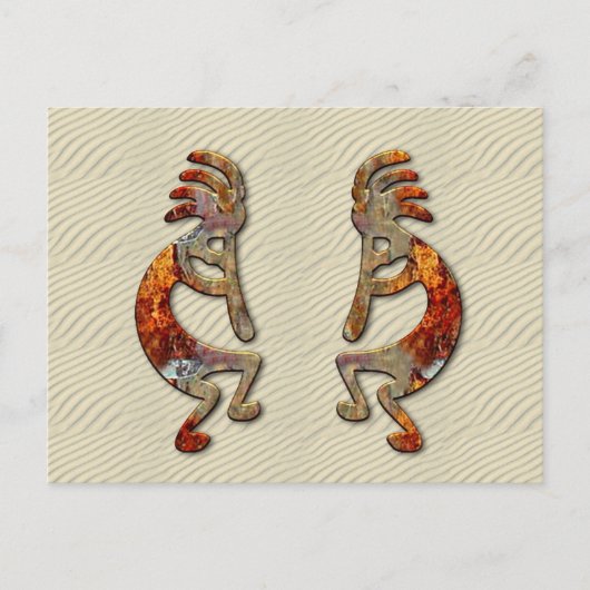 "Kokopelli's Flute" Briefkaart (Voorkant)