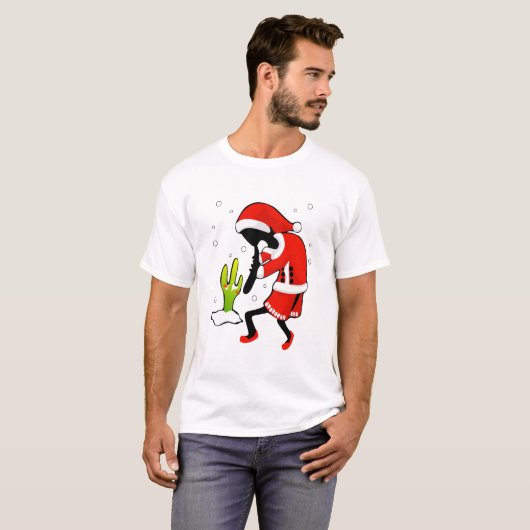 KokoSantaPelli woestijn Kerstmis T-shirt (Voorkant volledig)