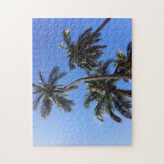 Kokosbomen in Kihei, Maui, Hawaii Legpuzzel (Verticaal)