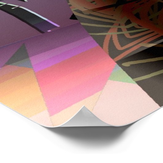 Kokosboom Poster (Hoek)