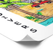 Kokosboomduikers Poster (Hoek)