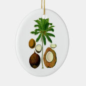 Kokosboomversiering Keramisch Ornament (Rechts)